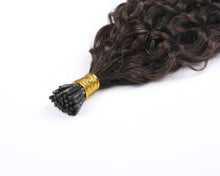 Load image into Gallery viewer, Natural Black (#1B) Keratin I Tip Hair Extensions