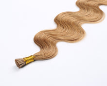 Load image into Gallery viewer, Natural Black (#1B) Keratin I Tip Hair Extensions