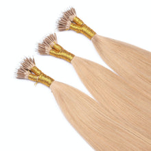 Load image into Gallery viewer, Dark Blonde (#18) Nano Ring Hair Extensions