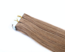 Load image into Gallery viewer, Ash Brown (#8) Tape In Hair Extensions