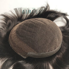 Load image into Gallery viewer, Replacable French Lace Frontal Hair System For Men