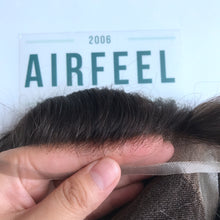 Load image into Gallery viewer, Replacable French Lace Frontal Hair System For Men