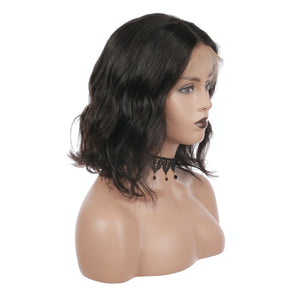 AFW-1458 Hand Tied Short Wavy Lace Wigs