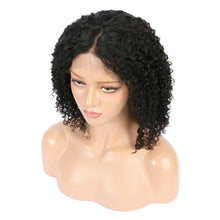 Load image into Gallery viewer, AFW-9058 Afro Curly Short Human Hair Lace Wigs