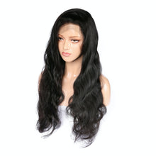 Load image into Gallery viewer, AFW-0017 Long Wavy Pre-plucked Natural Hair Wig