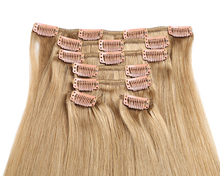 Load image into Gallery viewer, Ash Blonde (#16) - Clip In Hair Extensions