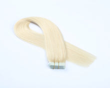 Load image into Gallery viewer, Light Blonde (#60) Tape In Hair Extensions