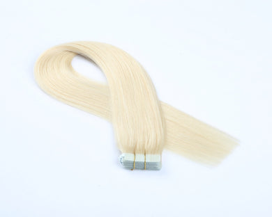 Light Blonde (#60) Tape In Hair Extensions