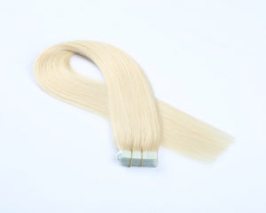 Light Blonde (#60) Tape In Hair Extensions