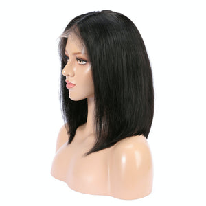 AFW-9010 Glueless Straight Human Hair Wig