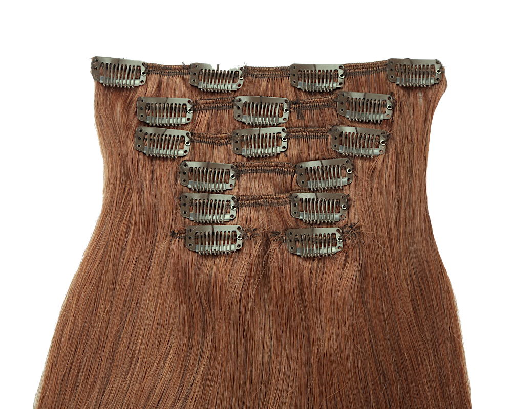 Copper (#33) - Clip In Hair Extensions