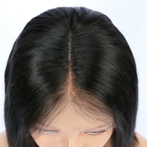 AFW-9010 Glueless Straight Human Hair Wig