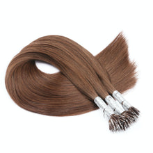 Load image into Gallery viewer, Chocolate Brown (#4) Nano Ring Hair Extensions