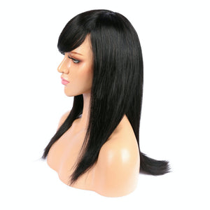 AFW-2476 Long Hair Lace Wigs With Bangs