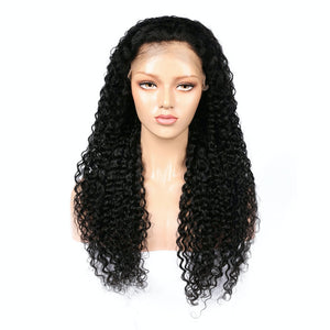 AFW-0039 Curly Human Hair HD Lace Wigs