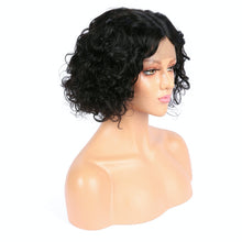 Load image into Gallery viewer, AFW-2492 Short Curly Pre-Plucked Hairline Lace Wigs