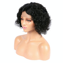 Load image into Gallery viewer, AFW-2492 Short Curly Pre-Plucked Hairline Lace Wigs