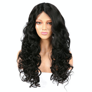 AFW-2535 Long Wavy Pre-plucked Glueless Wig